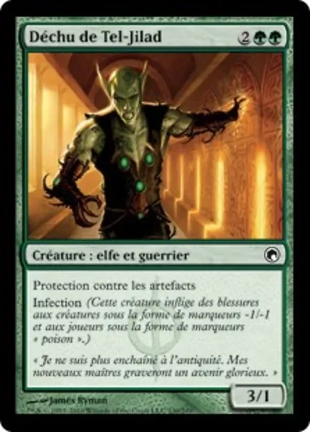 Déchu de Tel-Jilad, carte Magic SOM 130 — extension Cicatrices de Mirrodin