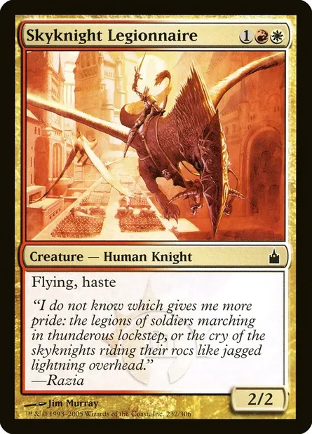 Skyknight Legionnaire, Magic card RAV 232 — Ravnica: City of Guilds set