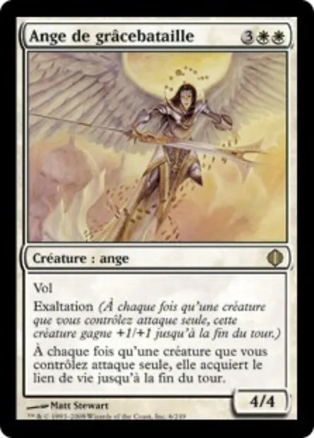 Ange de grâcebataille, carte Magic ALA 6 — extension Les éclats d'Alara