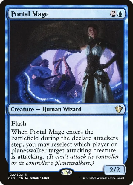 Portal Mage, Magic card C20 122 — Commander 2020 set