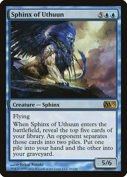 Sphinx of Uthuun, Magic card M13 69 — Magic 2013 set