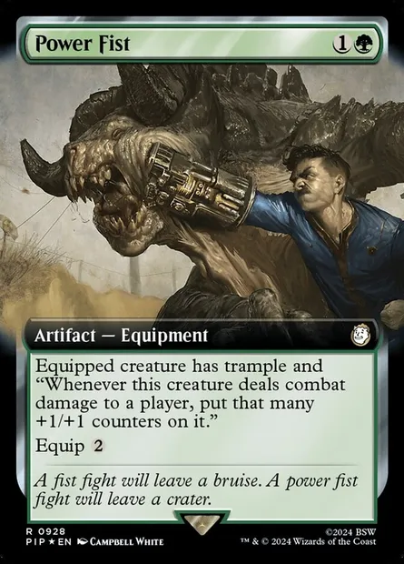 Power Fist, Magic card PIP 928 — Fallout set