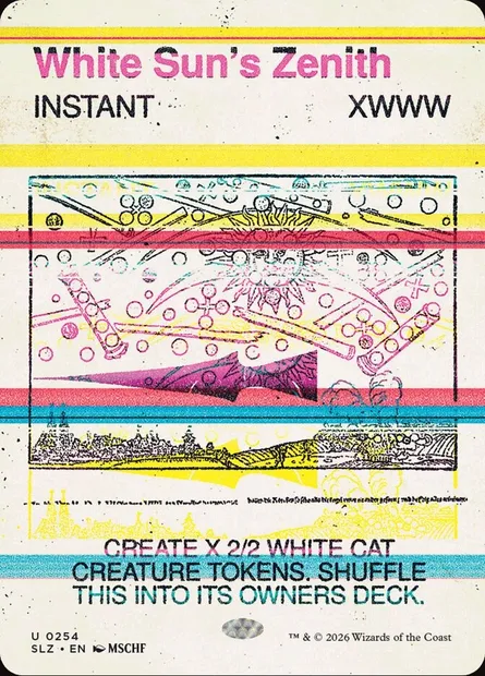 Zénith de Blancsoleil, carte Magic SLZ 254 — extension The Zeta Set