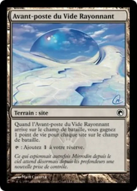 Avant-poste du Vide Rayonnant, carte Magic SOM 227 — extension Cicatrices de Mirrodin