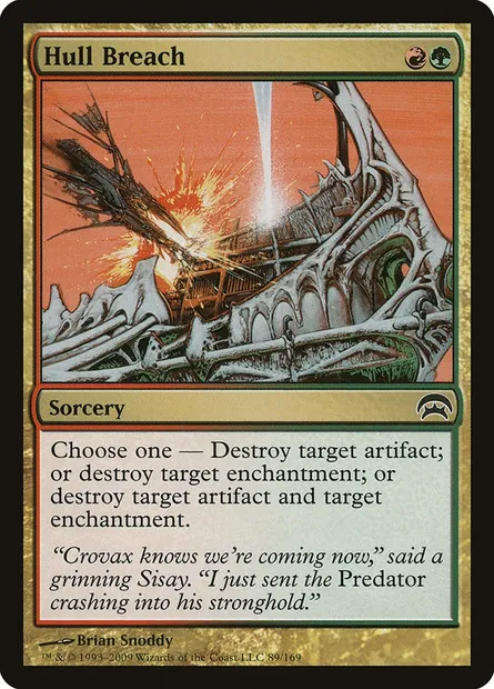 Trou dans la coque, carte Magic HOP 89 — extension Planechase
