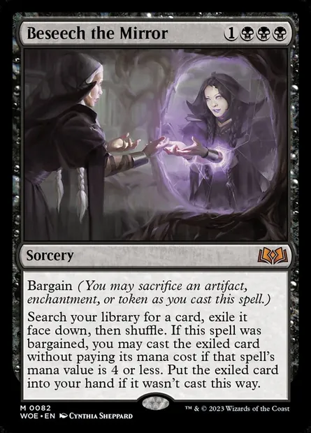 Beseech the Mirror, Magic card WOE 82 — Wilds of Eldraine set
