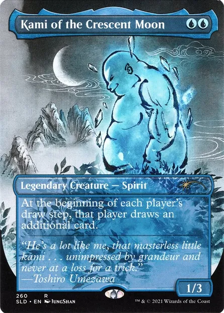 Kami of the Crescent Moon, Magic card SLD 260 — Secret Lair Drop set