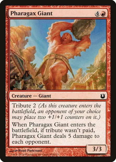 Pharagax Giant, Magic card BNG 104 — Born of the Gods set