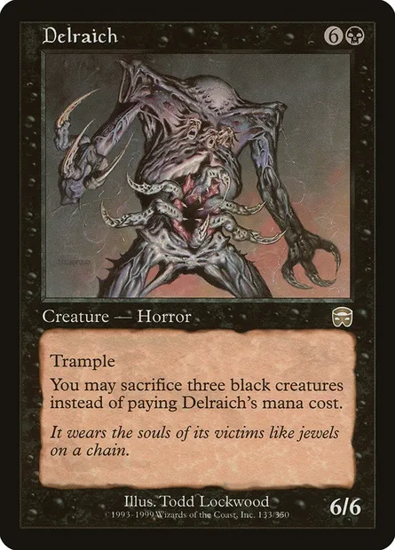 Delraich, Magic card MMQ 133 — Mercadian Masques set