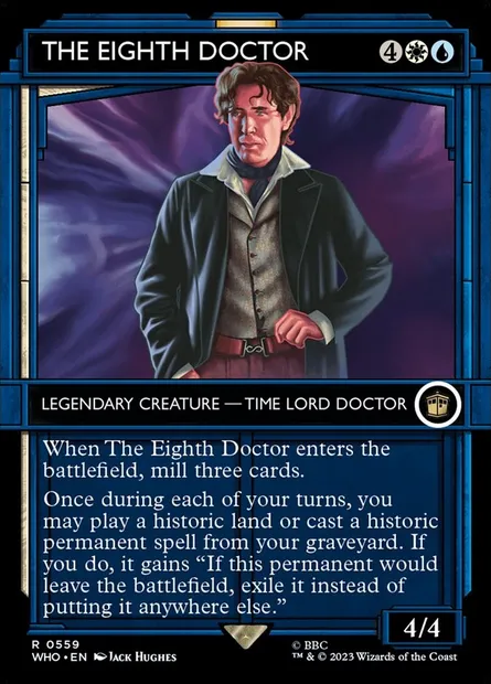 The Eighth Doctor, Magic card WHO 559 — Doctor Who set