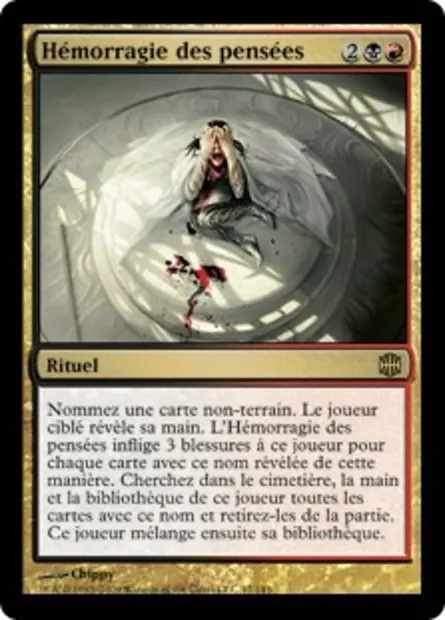 Hémorragie des pensées, carte Magic ARB 47 — extension La Renaissance d'Alara