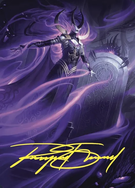 Ashiok, Wicked Manipulator // Ashiok, Wicked Manipulator, Magic card AWOE 10 — Wilds of Eldraine Art Series set