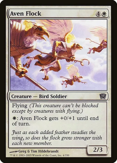 Aven Flock, Magic card 9ED 4★ — Ninth Edition set