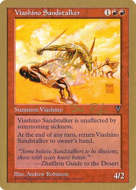 Viashino Sandstalker, Magic card WC98 br100 — World Championship Decks 1998 set