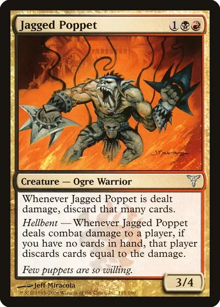 Jagged Poppet, Magic card DIS 115 — Dissension set