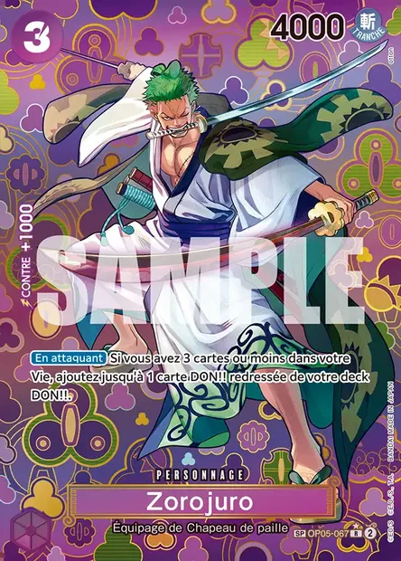 Zorojuro, carte One Piece OP05-067 — extension AWAKENING OF THE NEW ERA