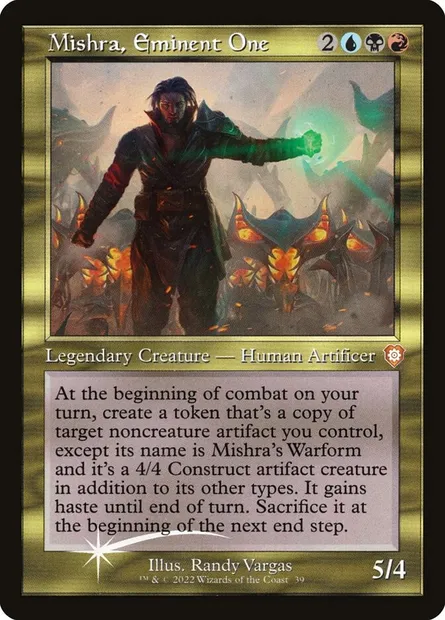 Mishra, Eminent One, Magic card BRC 39 — The Brothers' War Commander set