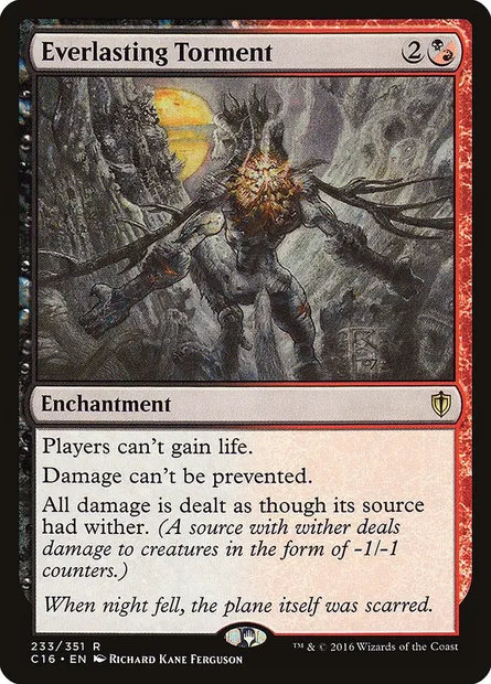 Everlasting Torment, Magic card C16 233 — Commander 2016 set