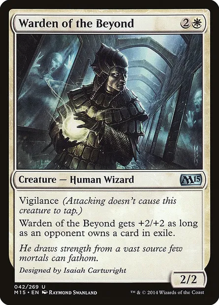 Warden of the Beyond, Magic card M15 42 — Magic 2015 set
