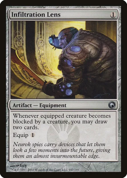 Infiltration Lens, Magic card SOM 167 — Scars of Mirrodin set