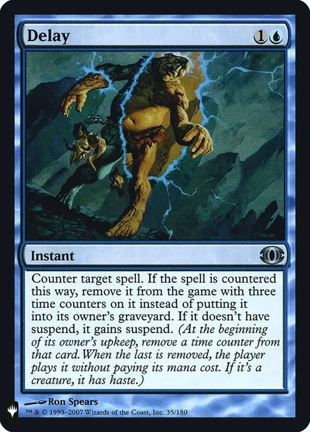 Delay, Magic card PLST FUT-35 — The List set