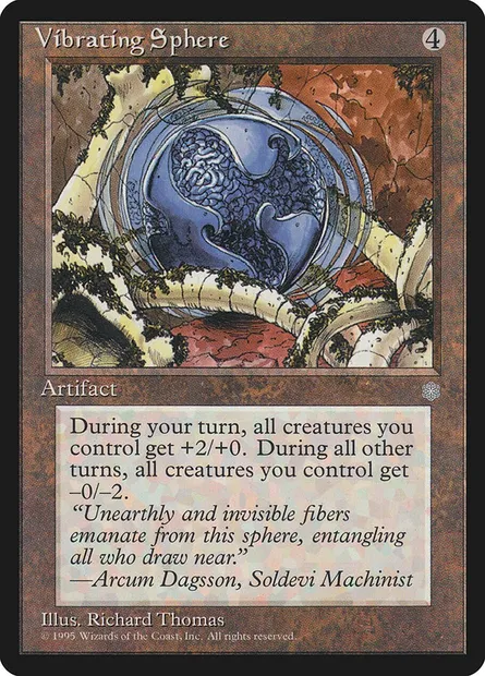 Sphère vibrante, carte Magic ICE 345 — extension Ere Glaciaire