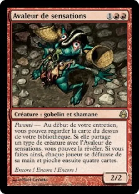 Avaleur de sensations, carte Magic MOR 102 — extension Leveciel