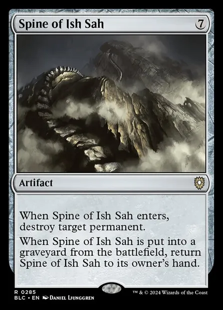 Spine of Ish Sah, Magic card BLC 285 — Bloomburrow Commander set