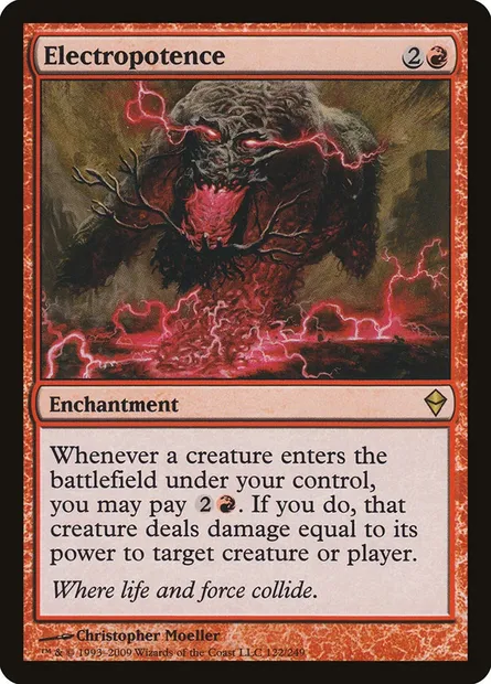 Electropotence, Magic card ZEN 122 — Zendikar set