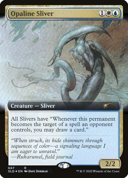 Opaline Sliver, Magic card SLD 667 — Secret Lair Drop set