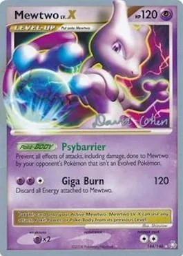 Mewtwo Lv.X, Pokémon card WCD09 144 — World Championship Decks 2009 set