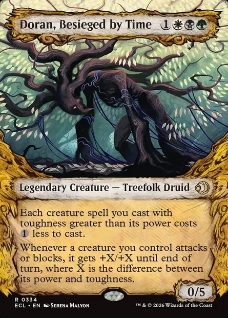 Doran, Besieged by Time, Magic card ECL 334 — Lorwyn Eclipsed set