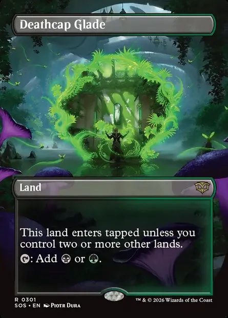 Deathcap Glade, Magic card SOS 301 — Secrets of Strixhaven set