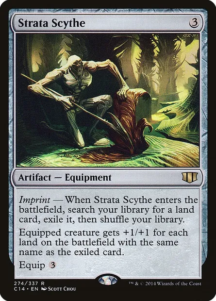 Strata Scythe, Magic card C14 274 — Commander 2014 set
