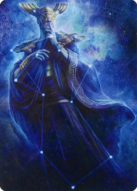 Atris, Oracle of Half-Truths // Atris, Oracle of Half-Truths, carte Magic AMOM 78 — extension March of the Machine Art Series