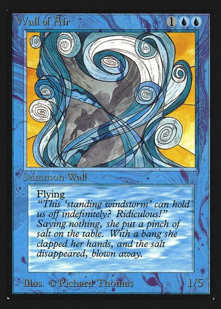 Mur d'air, carte Magic CED 90 — extension Collectors' Edition