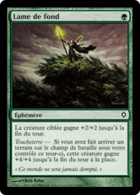 Lame de fond, carte Magic WWK 104 — extension Worldwake