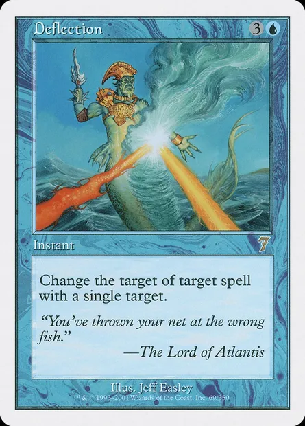 Déflexion, carte Magic 7ED 69 — extension Septième Edition