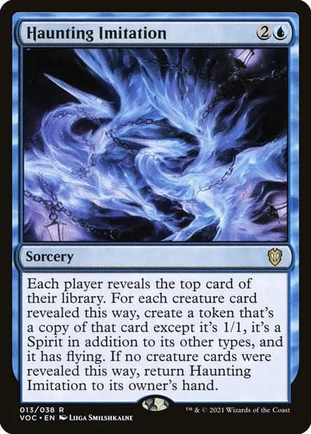 Haunting Imitation, Magic card VOC 13 — Crimson Vow Commander set