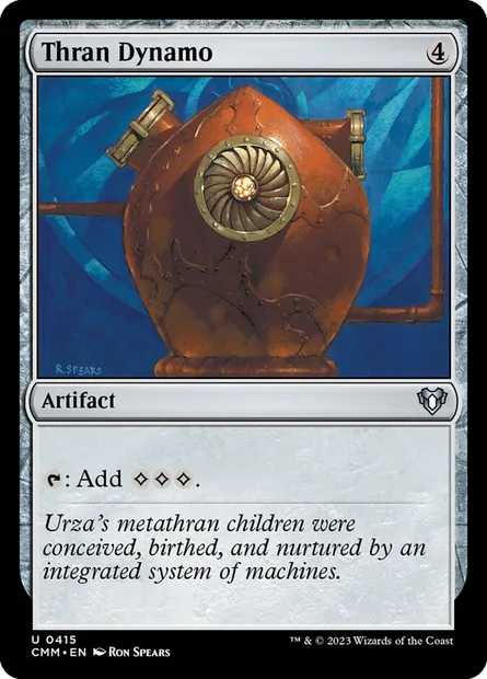 Thran Dynamo, Magic card CMM 415 — Commander Masters set
