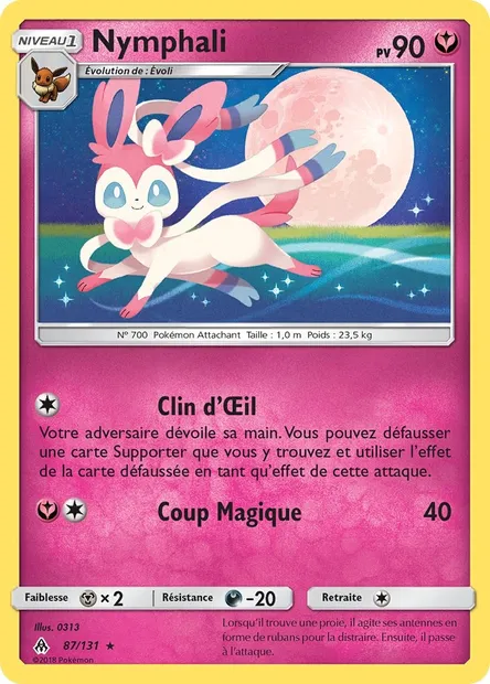 Nymphali, carte Pokémon FLI 87 — extension Lumière Interdite