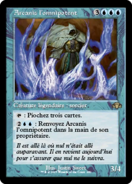 Arcanis l'omnipotent, carte Magic DMR 280 — extension Dominaria Remastered