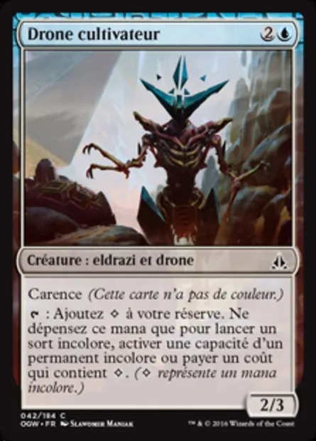 Drone cultivateur, carte Magic OGW 42 — extension Le serment des Sentinelles