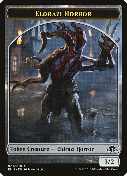Eldrazi Horror, Magic card TEMN 1 — Eldritch Moon Tokens set