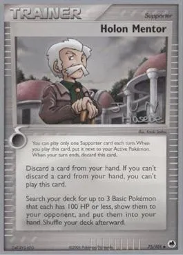 Mentor Holon, carte Pokémon WCD07 075-2 — extension World Championship Decks 2007