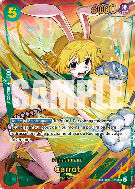 Carrot, carte One Piece OP08-023 — extension TWO LEGENDS