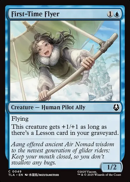 First-Time Flyer, Magic card TLA 49 — Avatar: The Last Airbender set