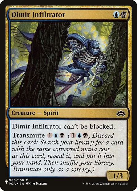 Dimir Infiltrator, Magic card PLST PCA-86 — The List set