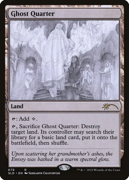 Ghost Quarter, Magic card SLD 679 — Secret Lair Drop set