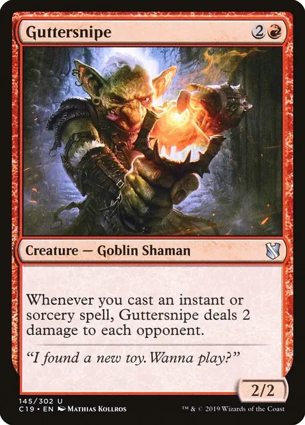 Guttersnipe, Magic card C19 145 — Commander 2019 set
